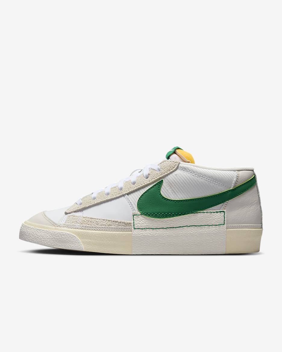 Nike Men s Blazer Low Pro Club Shoes in White Size 14 FJ3694 103